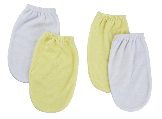 Washcloth Mitt - 4 Pc Set