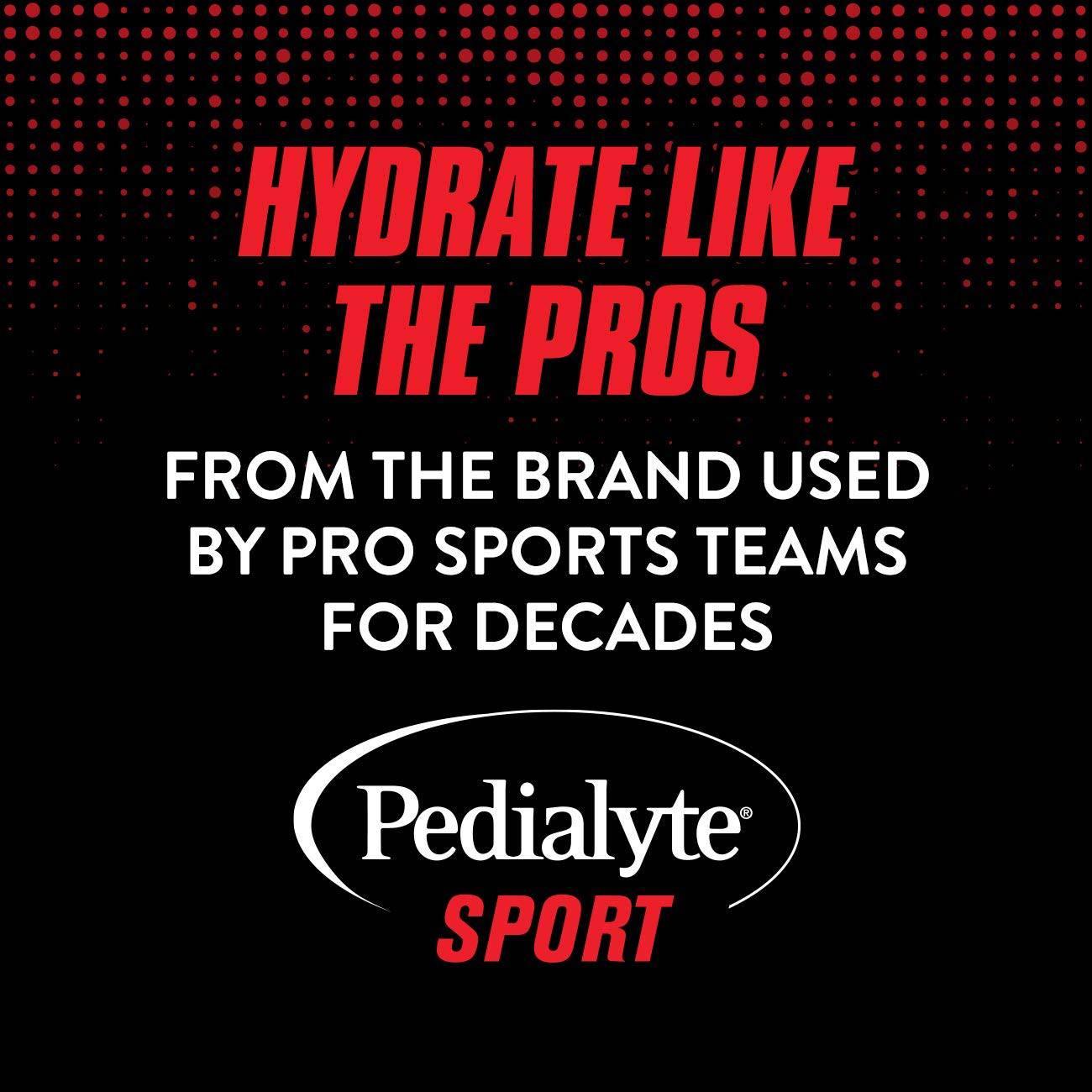 Pedialyte Sport Electrolyte Drink, Fast Hydration with 5 Key