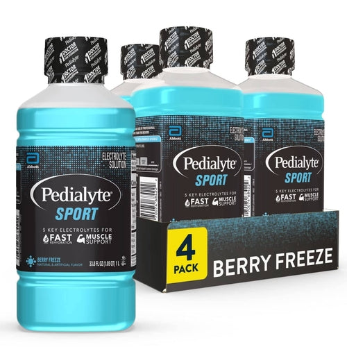 Pedialyte Sport Electrolyte Drink, Fast Hydration with 5 Key