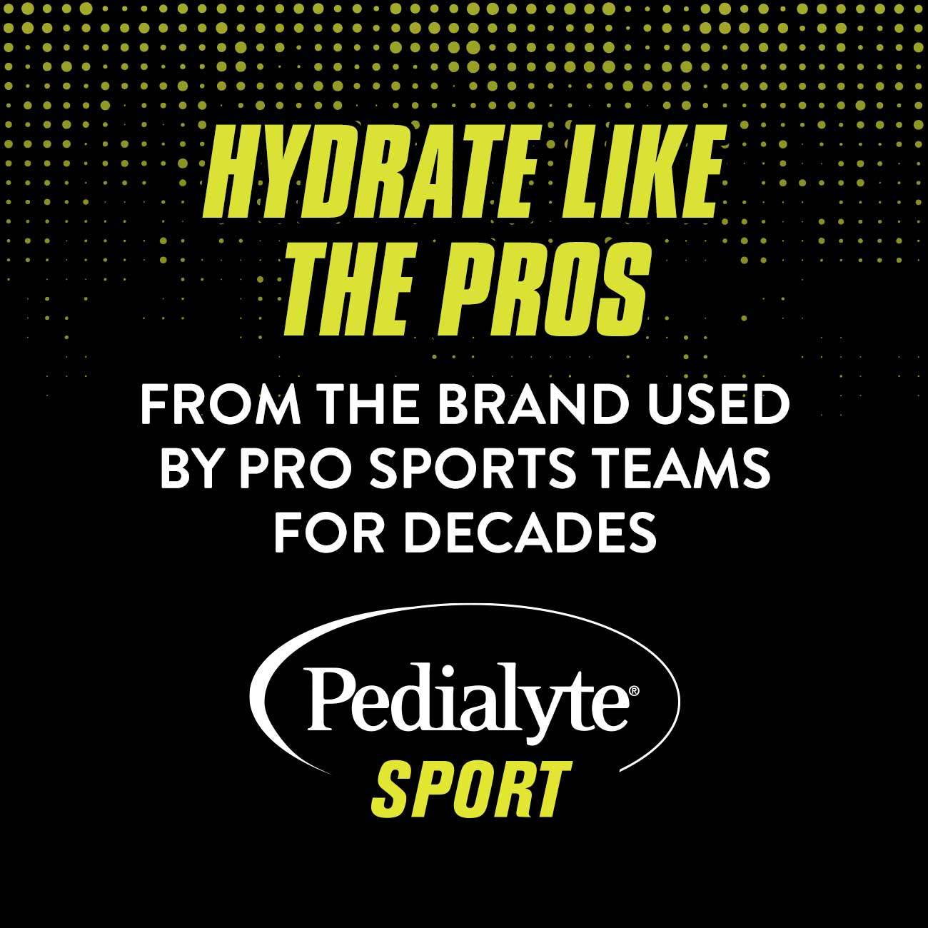 Pedialyte Sport Electrolyte Drink, Fast Hydration with 5 Key