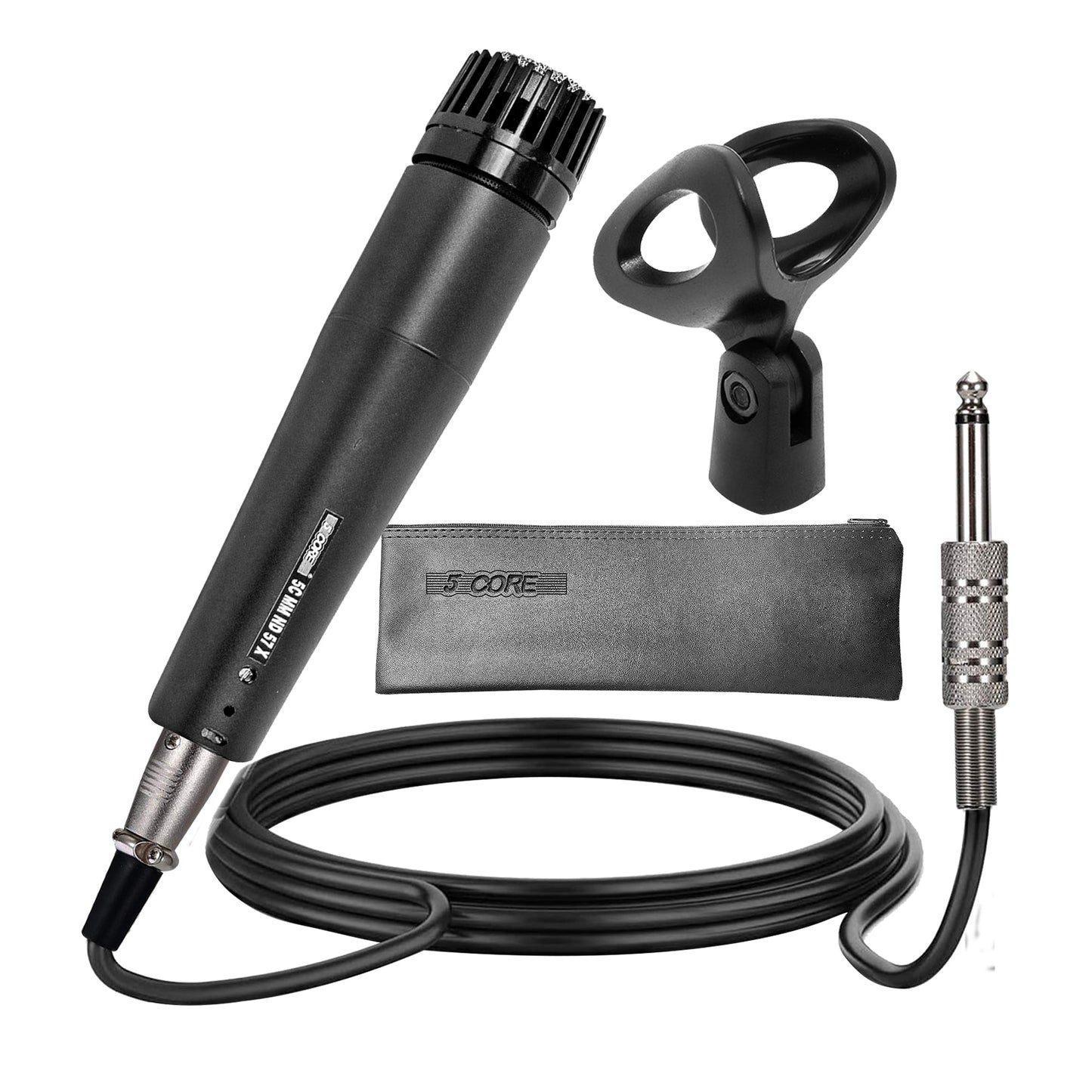 5Core XLR Microphone Dynamic Mic Karaoke Singing Studio Microfono