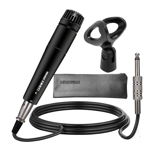 5Core XLR Microphone Dynamic Mic Karaoke Singing Studio Microfono